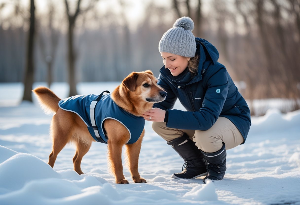 Sådan holder du din hund varm og tør med hundeble til vinterbrug