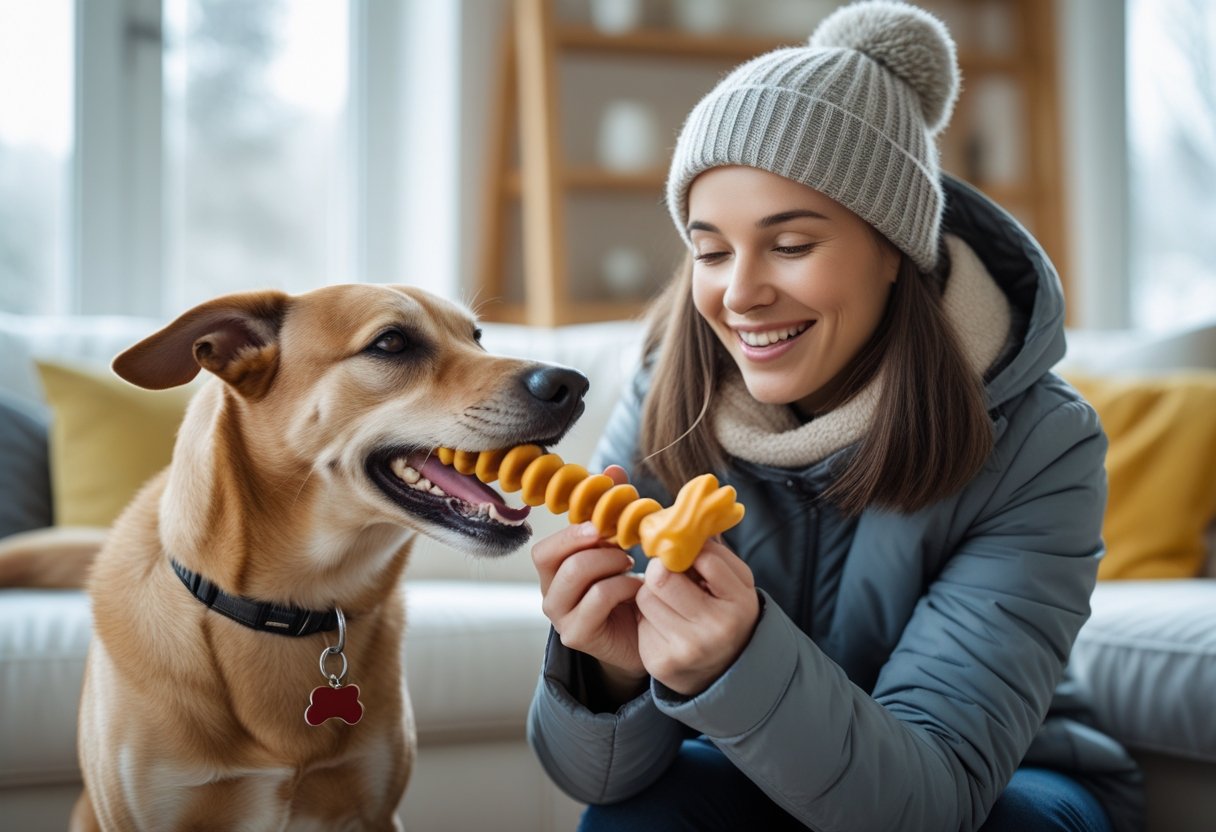 Sådan holder du din hund varm og glad med hundes tyggeben til leg